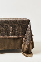 Botanical Jacquard Velvet Tablecloth
