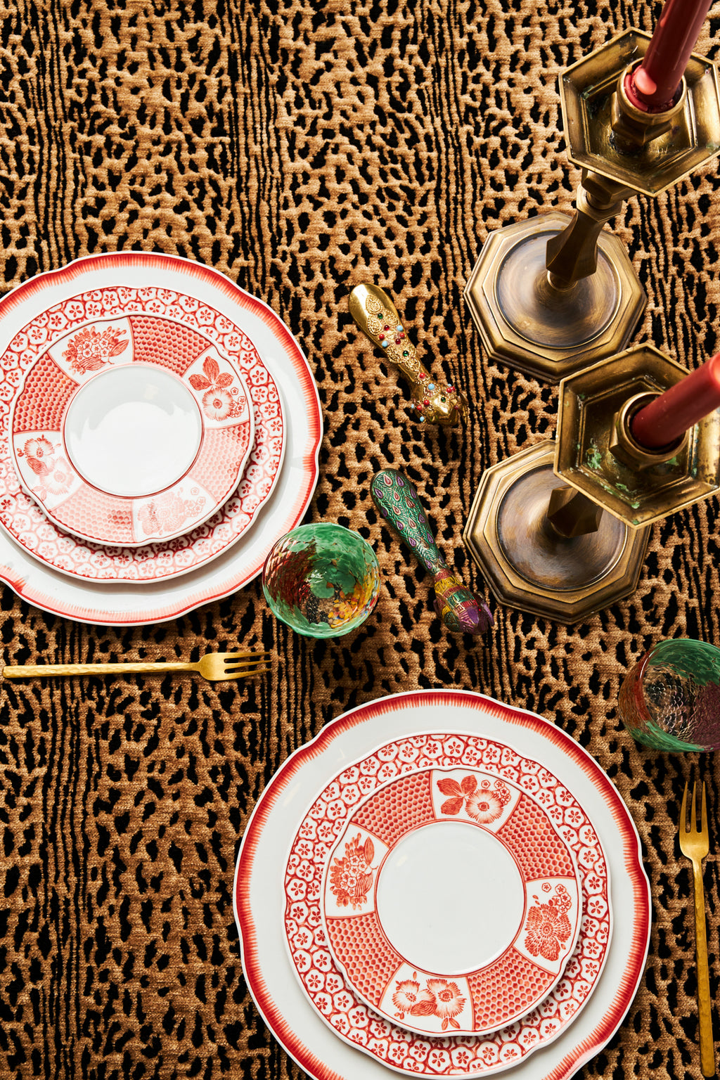 Baroque Leopard Tablecloth