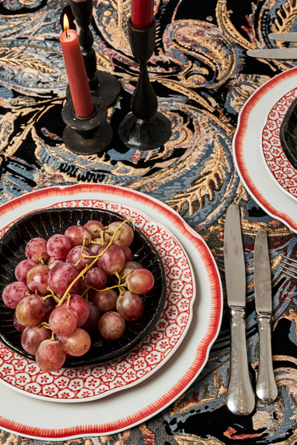 Midnight Foliage Tablecloth