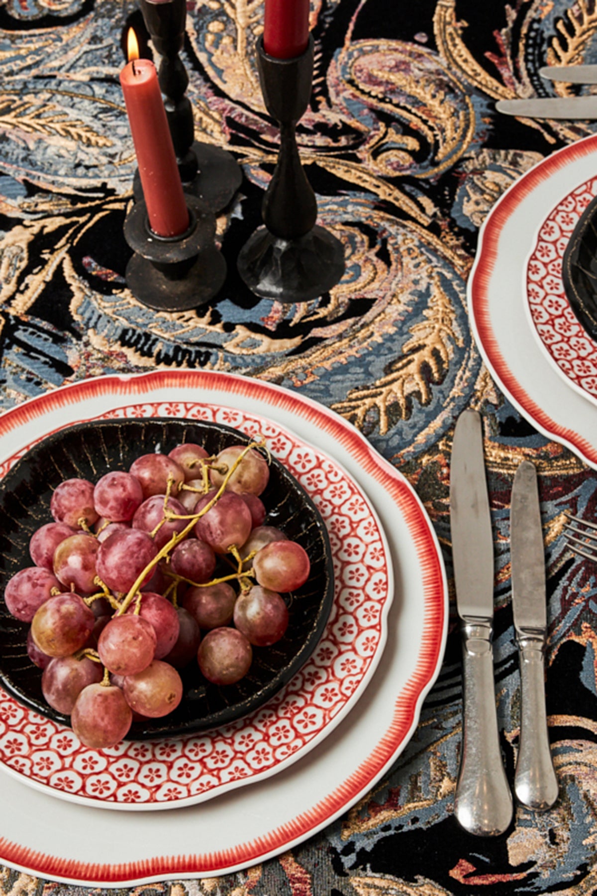 Midnight Foliage Tablecloth