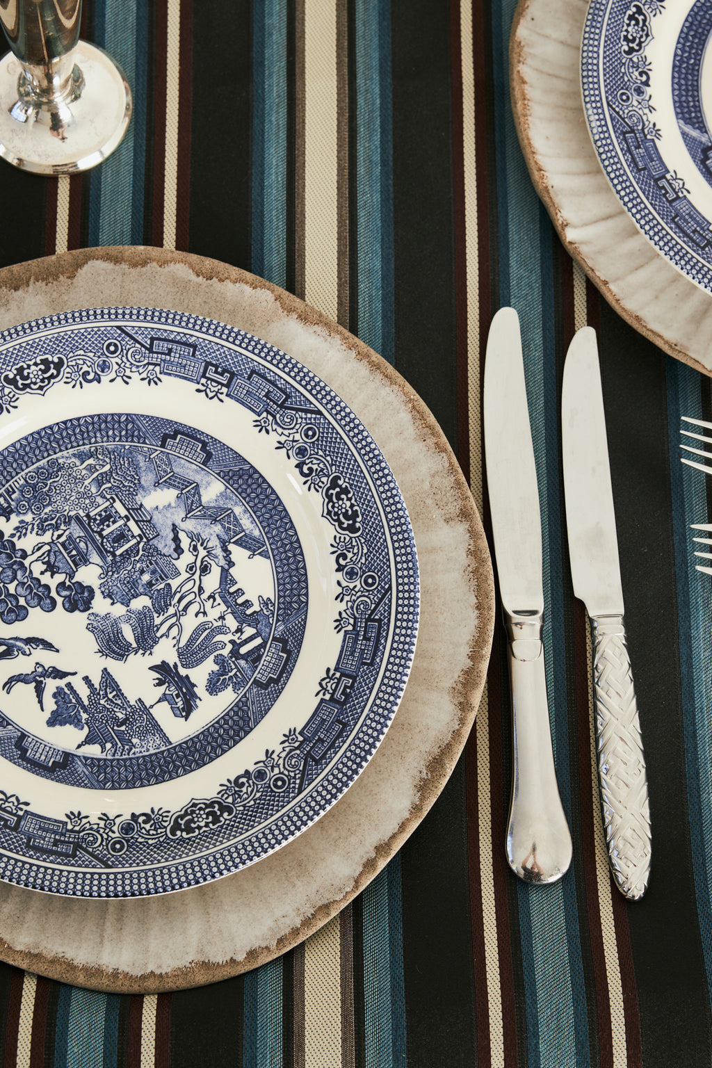 Bosphorus Stripe Tablecloth