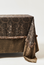 Botanical Jacquard Velvet Tablecloth