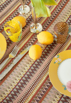 Striped Caravan Tablecloth